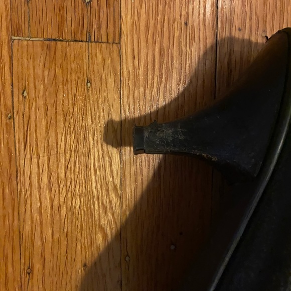 Prada black patent leather booties.  Size 38 1/2 (US size 8.5) - Picture 6 of 7